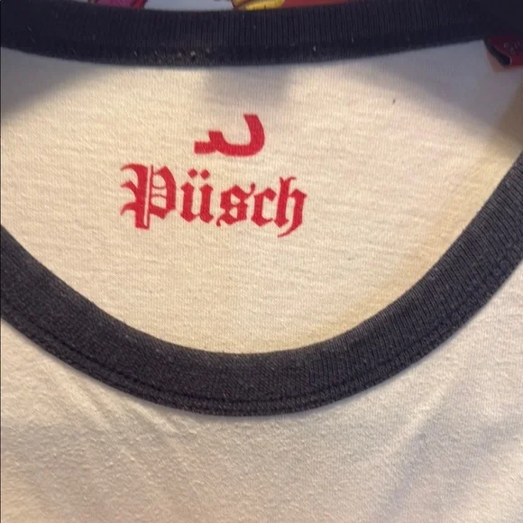 True Religion Cream and Black Long Sleeve Tee - Picture 2 of 2